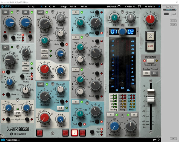 BX Console AMEK 9099 Channel Strip