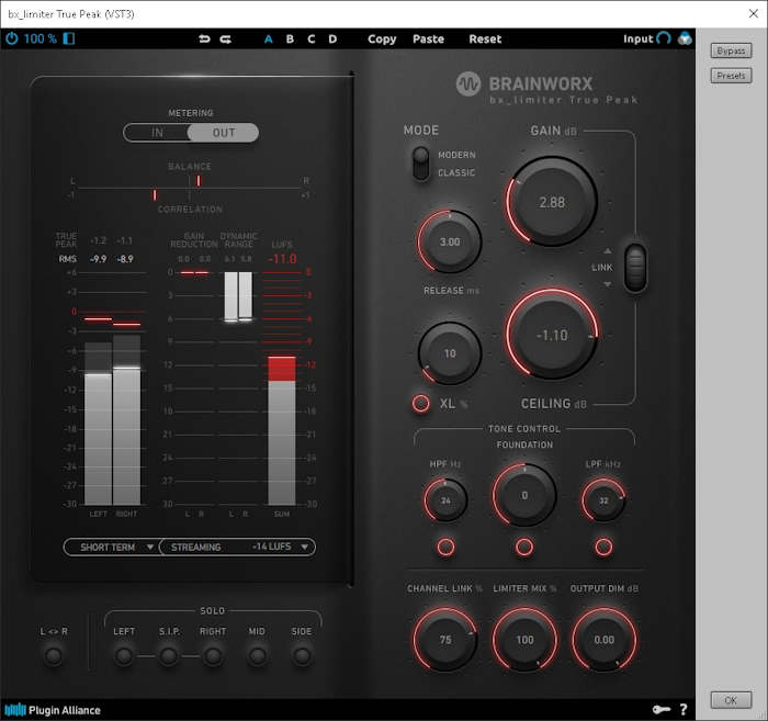 BX True Peak Limiter